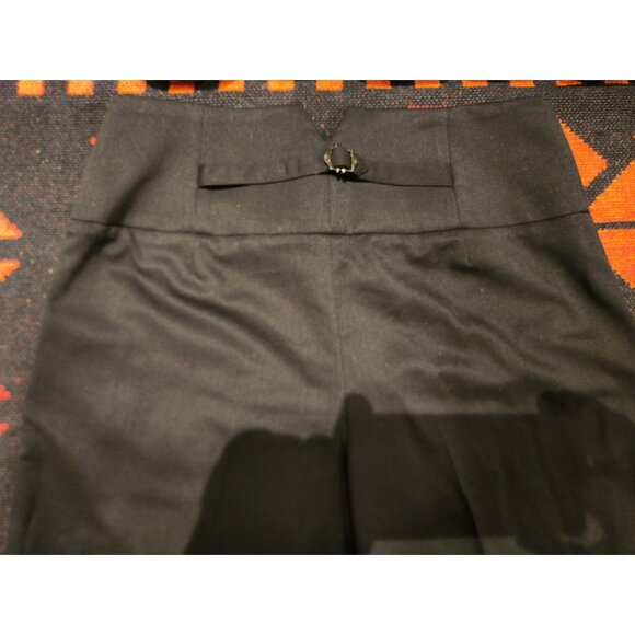 NEW High-Waisted Black Button-Front Trousers By H&M Size 12 - Picture 14 of 15